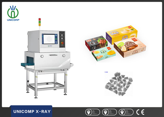 System kontroli promieniowania rentgenowskiego żywności w celu kontroli substancji obcych w pakowanej żywności