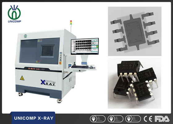Aparat rentgenowski Unicomp AX8200Max 90kv 5um do testowania pęknięć przewodów IC