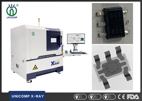 Unicomp 5um 90KV X Ray z ukośnym widokiem FPD do kontroli zamiatania drutu Semicon IC