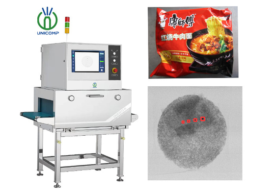 Urządzenie do wykrywania promieniowania rentgenowskiego żywności do sprawdzania suszonych żywności pakowanych za pomocą automatycznego odrzucacza