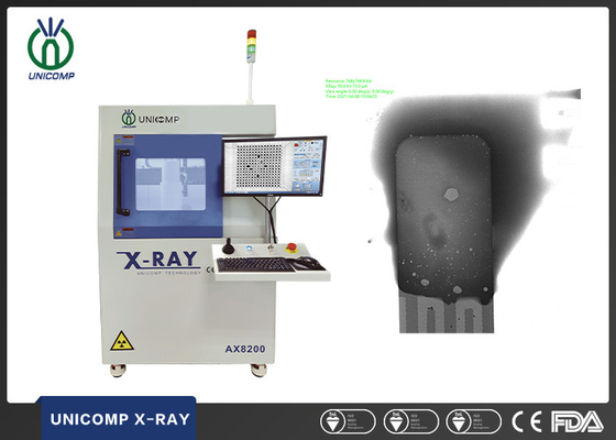 Wyświetlacz LCD Maszyna do kontroli rentgenowskiej 1,0 kW Unicomp AX8200 BGA Inspection