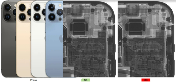 SMT PCB X-Ray Machine Wysokiej rozdzielczości Mikron Focus Spot Size Unicomp AX7900 Do kontroli jakości i pęknięć wewnątrz komórki