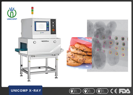 Unicomp Food X Ray Inspection Machine do materiałów obcych Kamień Szkło Przesiewanie metalu