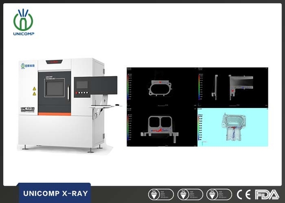 Maszyna CT 160KV Unicomp UNCT3100 Do testowania 3D niezniszczającego cylindrów / odlewów metalowych / części lotniczych