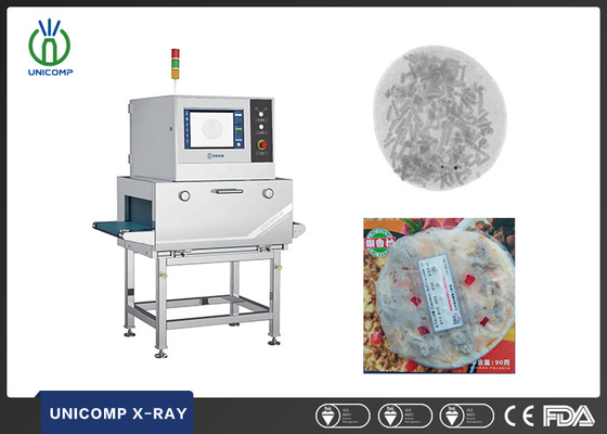 Kompaktna X-Ray Metal Detector Machine Unicomp UNX4015N dla małych pakowanych pokarmów dla drobiu z technologią AI Learning