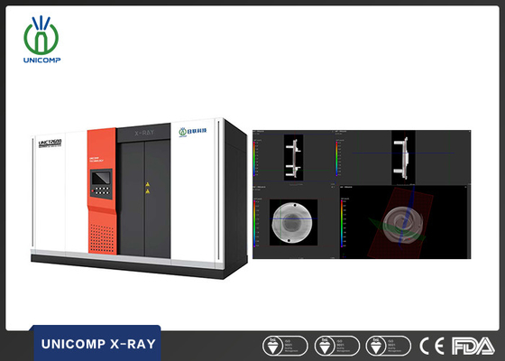 Unicomp UNCT2600 System CT 3D o wysokiej rozdzielczości 225KV do dokładnej tomografii komputerowej NDT do kontroli porowatości odlewów