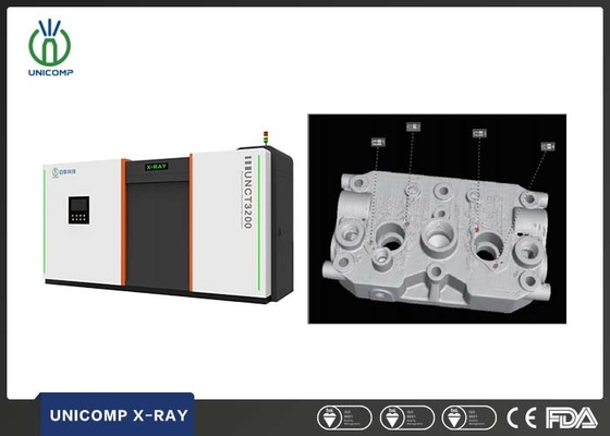 Unicomp UNCT3200 320kV System CT przemysłowy do kontroli łopatek silnika