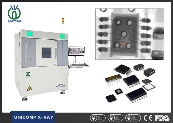 IC Wysoka rozdzielczość obrazu Unicomp Weld X Ray Inspection Machine Microfocus