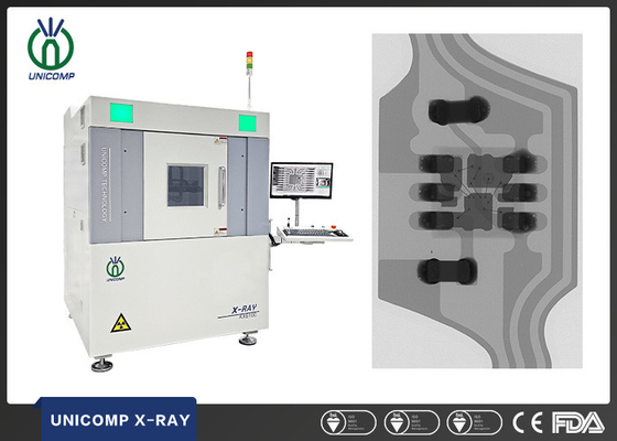 AX9100 Unicomp 2.5D Pcb X Ray Machine 130KV Zamknięta tuba do kontroli LED Void