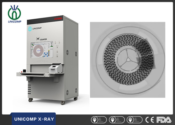 Unicomp SMD Chip Counter X Ray quad bęben i taca JEDEC z dynamicznym algorytmem AI i obsługą chmury